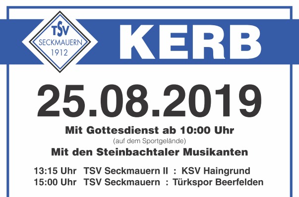 kerbsonntag 2019 tsv seckmauern startseite